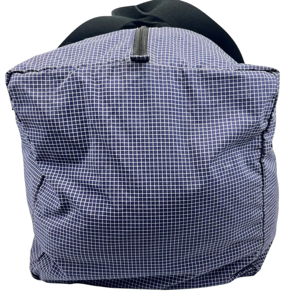 Jack Spade Men's Packable Graph Check Duffle Bag Royal Blue